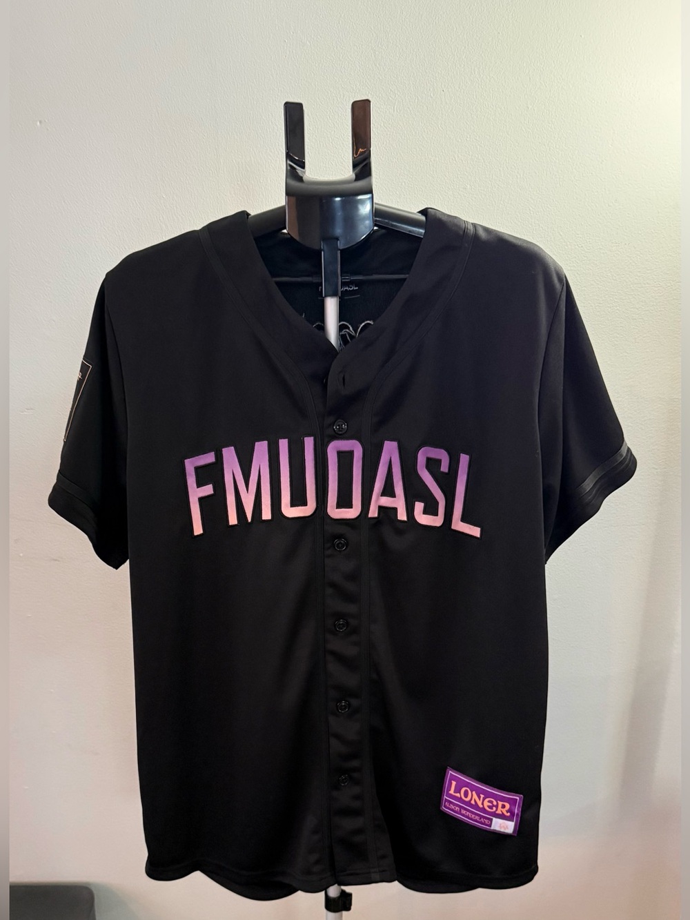 Alison Wonderland FMUDASL LONER Black Baseball Jersey